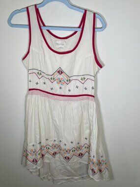 Dolls Point Embroidered High Low Mini Dress